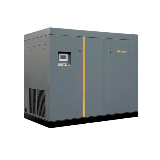 SED-200+ 160 kW Permanent Magnet Two-stage Variable Frequency Screw Air Compressor – A flagship model for mining and heavy industry applications